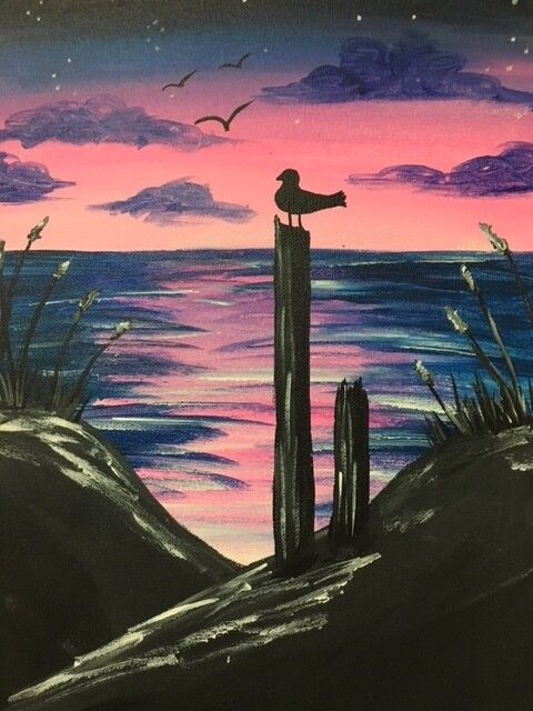 "Sunset on the Dunes" In-Studio Paint Party!