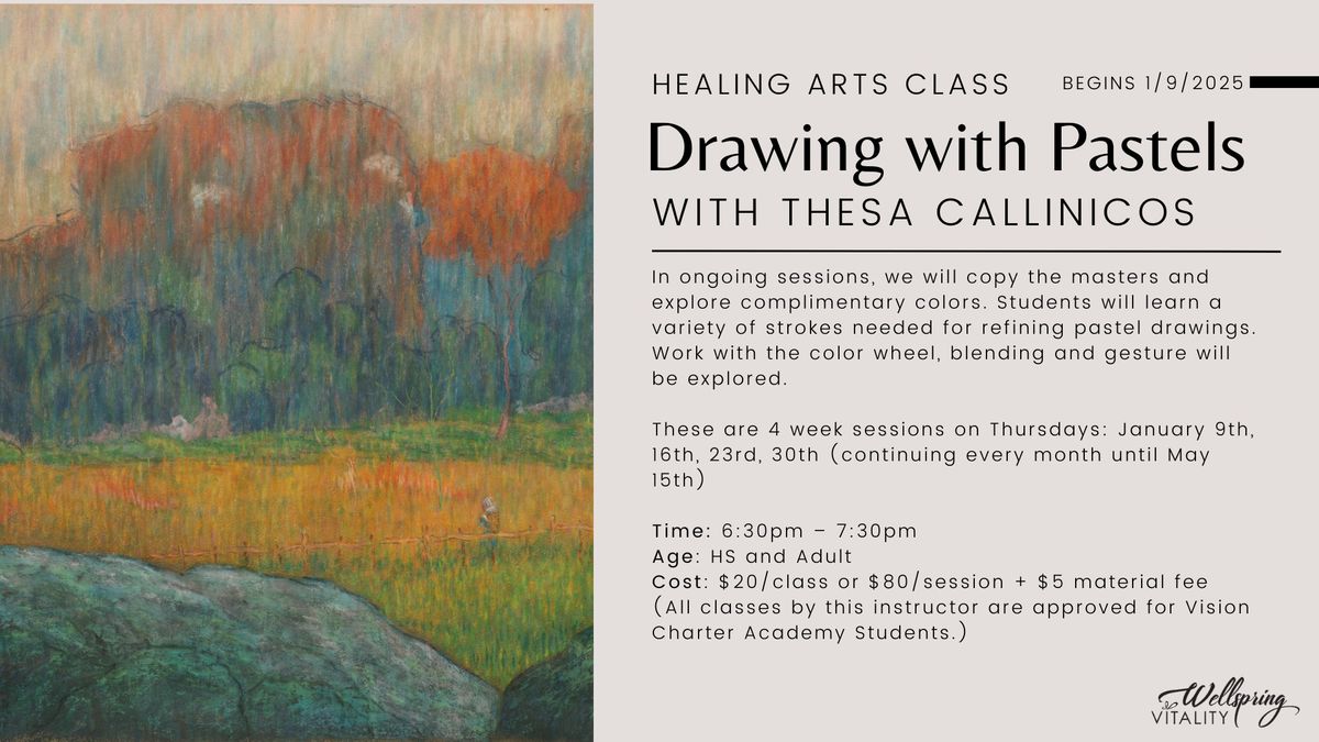 Healing Arts Class: Drawing with Pastels