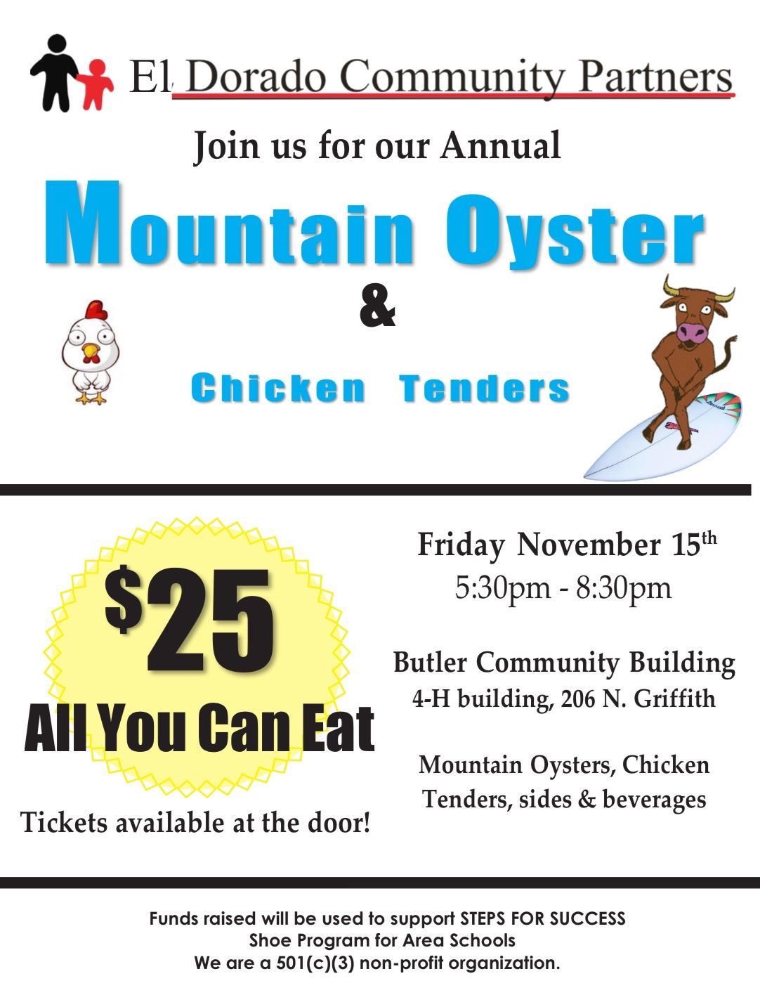 All you can eat Mountain Oyster Feed!