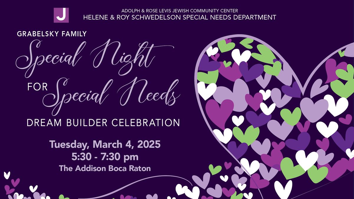 Grabelsky Family Special Night For Special Needs: Dream Builder Celebration