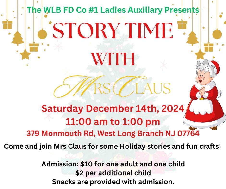 Story Time With Mrs Claus!