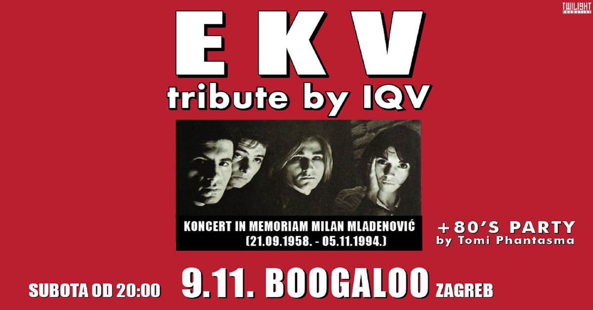 EKV tribute by IQV - koncert in memoriam Milan Mladenovi\u0107