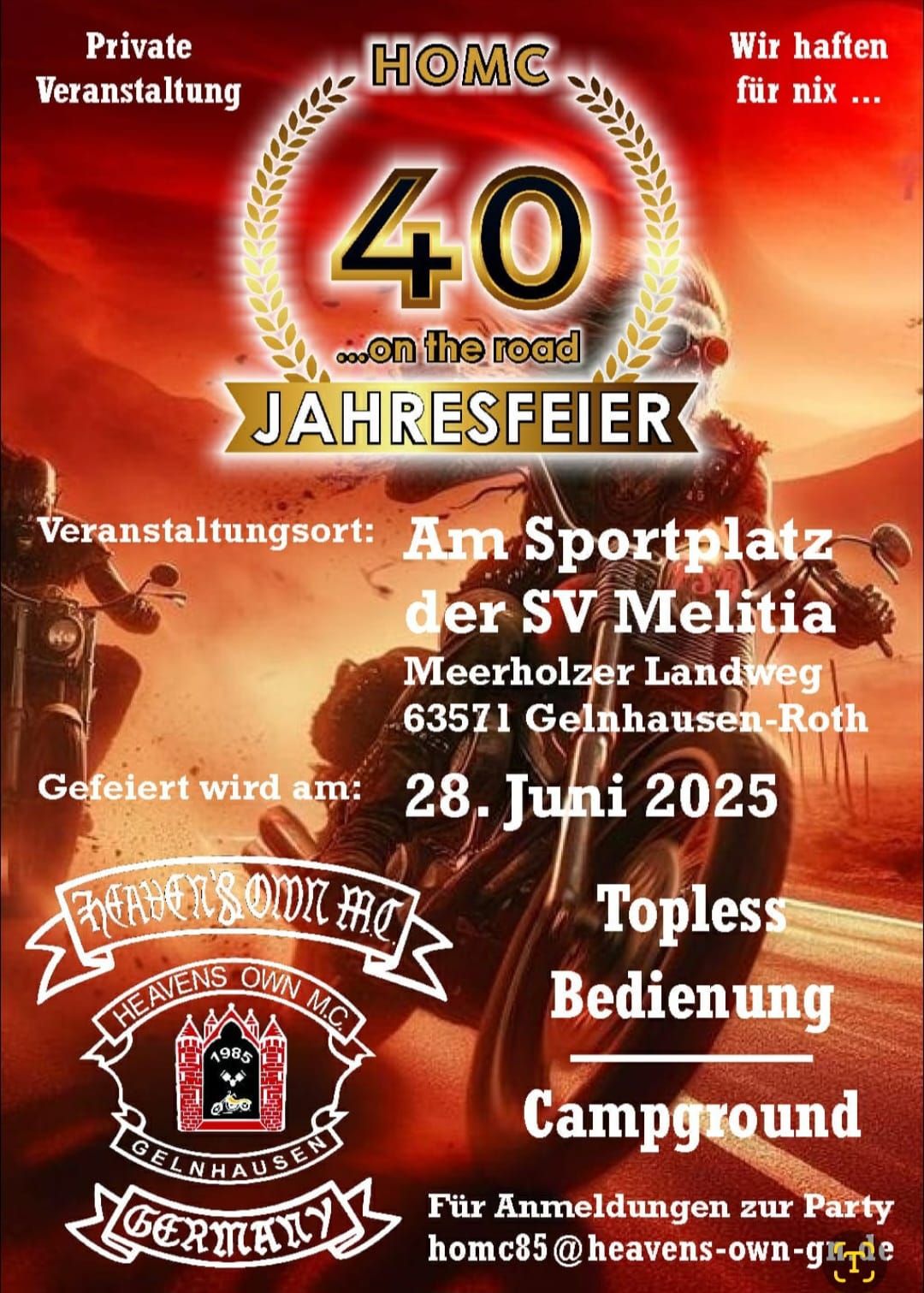 40 Jahre Heavens Own MC Gelnhausen