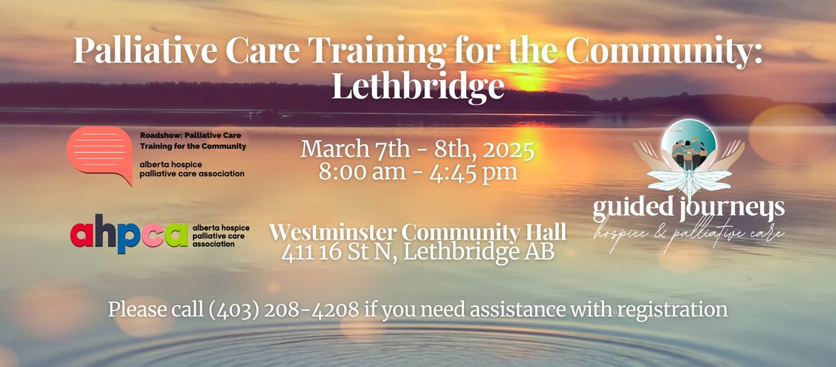 Palliative Care Training for the Community: Lethbridge