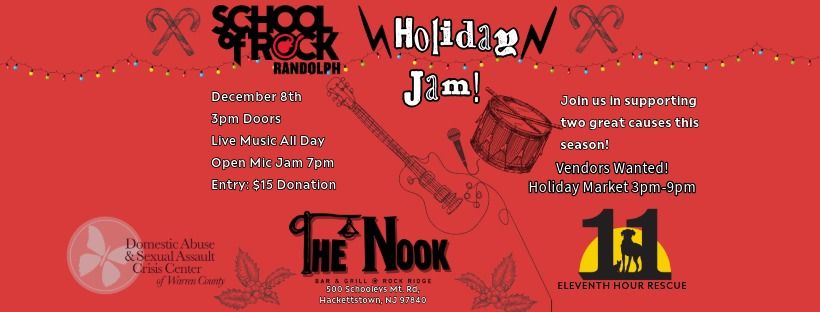 SOR Holiday JAM! Fundraiser for DASACC and Eleventh Hour Rescue