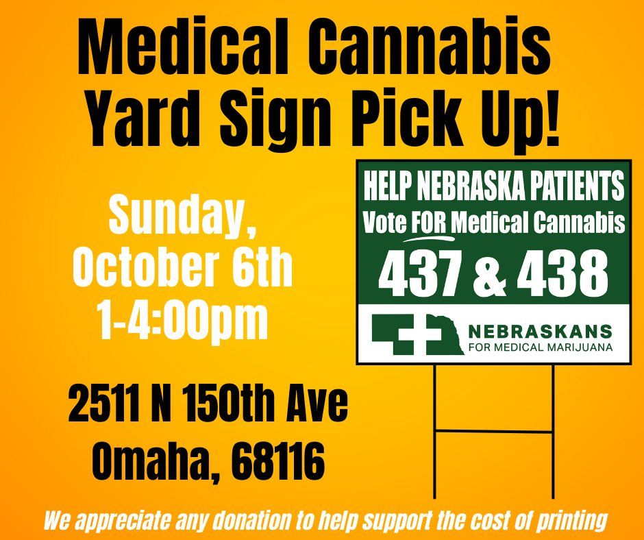 West Omaha: Shannon's Drive-Thru Yard Sign Pickup