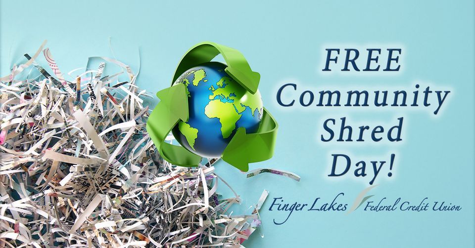FREE Community Shred Day!, Finger Lakes Federal Credit Union, Geneva