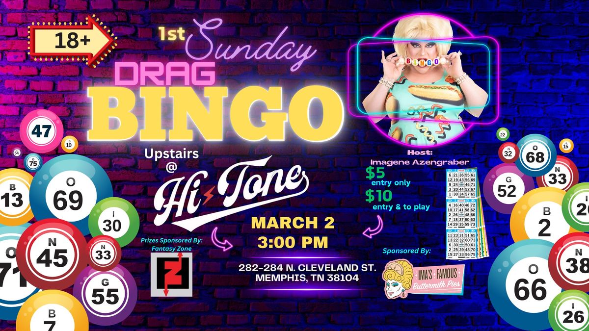 First Sunday\u2019s Drag Bingo [Big Room-Upstairs]