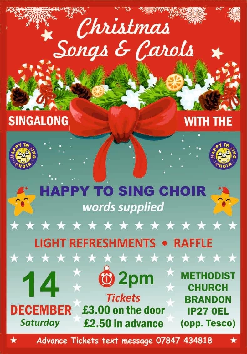 Enjoy an afternoon singalong with traditional carols and songs 