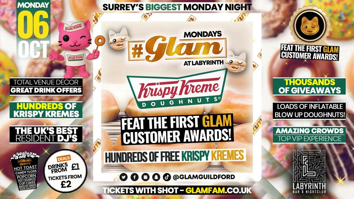 Glam \ud83c\udf69KRISPY KREME x GLAM AWARDS\ud83c\udfc6 | Surrey's Biggest Monday Night! \ud83e\udd29