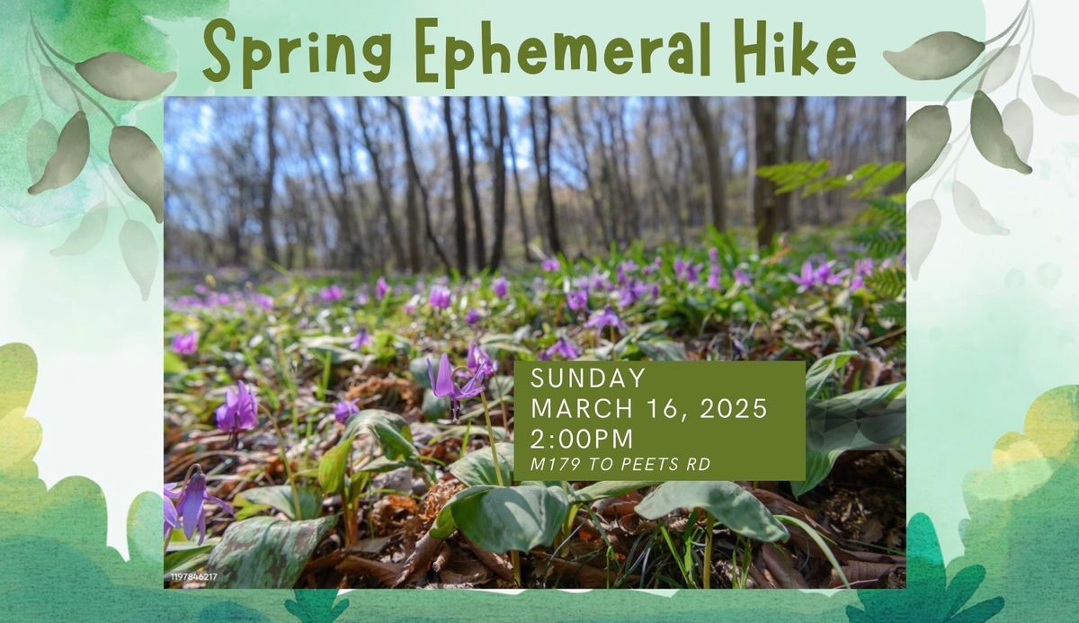 Spring Ephemeral Hike 