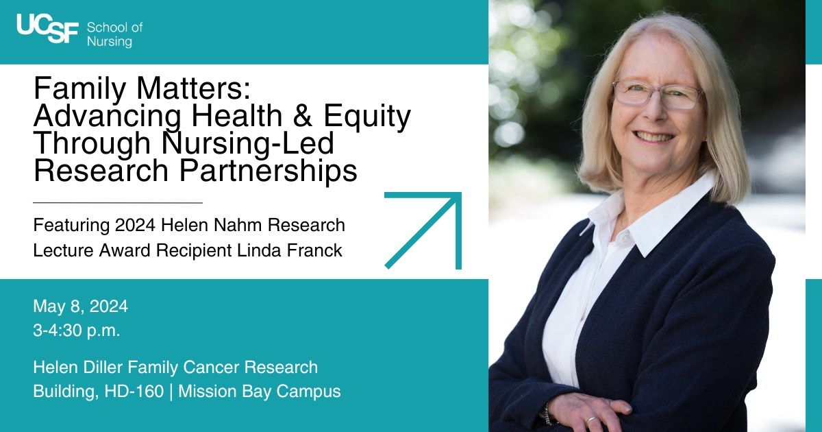 43rd Helen Nahm Research Lecture with Featured Speaker Linda Franck