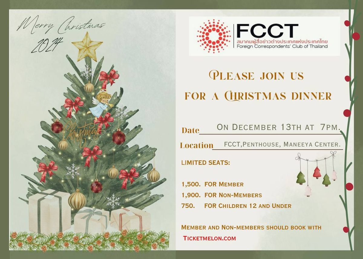 FCCT Christmas dinner 2024