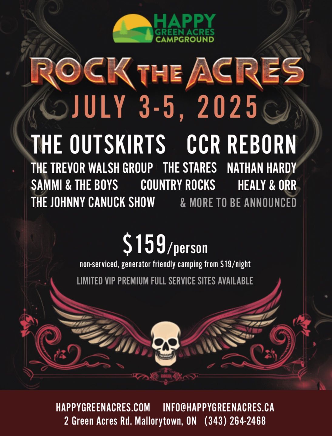 Rock the Acres - Classic Rock Weekend 