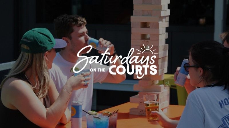 SATURDAYS ON THE COURTS \u2600\ufe0f LIVE MUSIC BY THE MIDWEST MESSAGE + SPELLING BEE