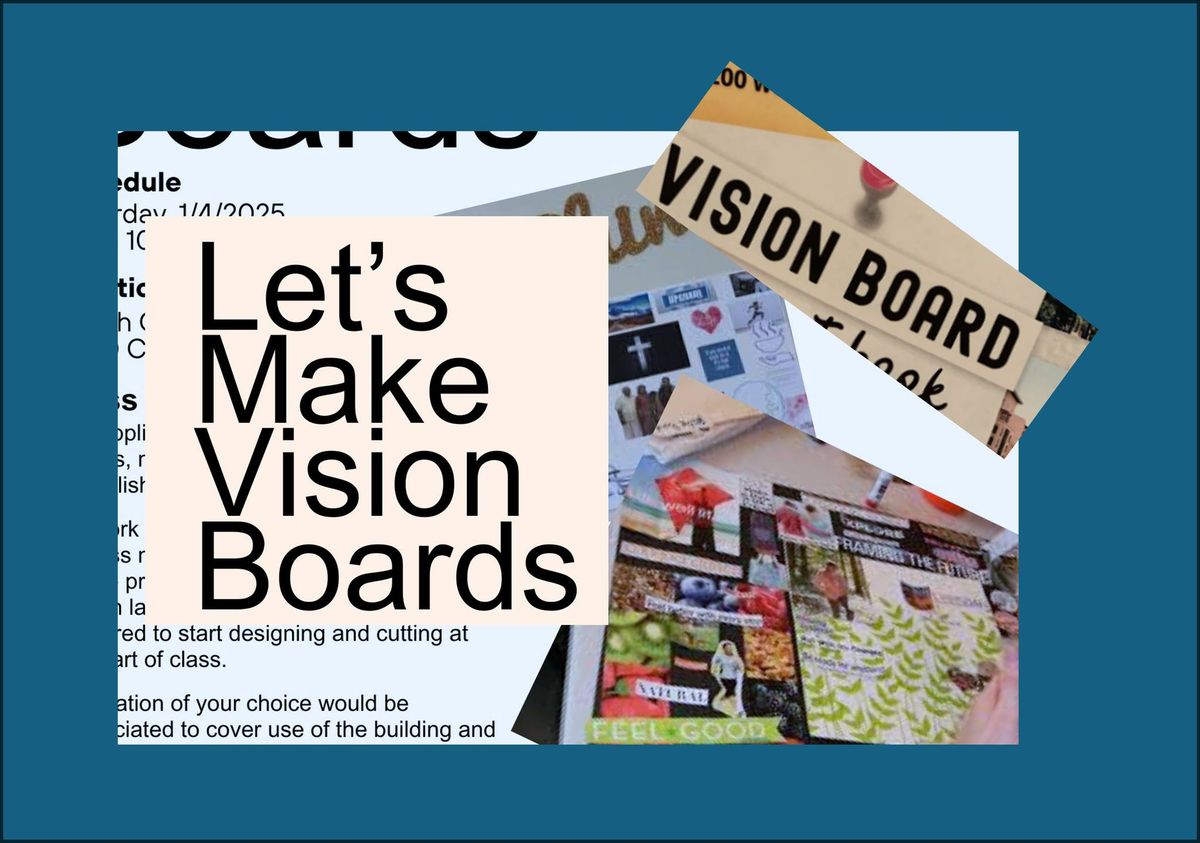 Faith In Focus Vision Board Class