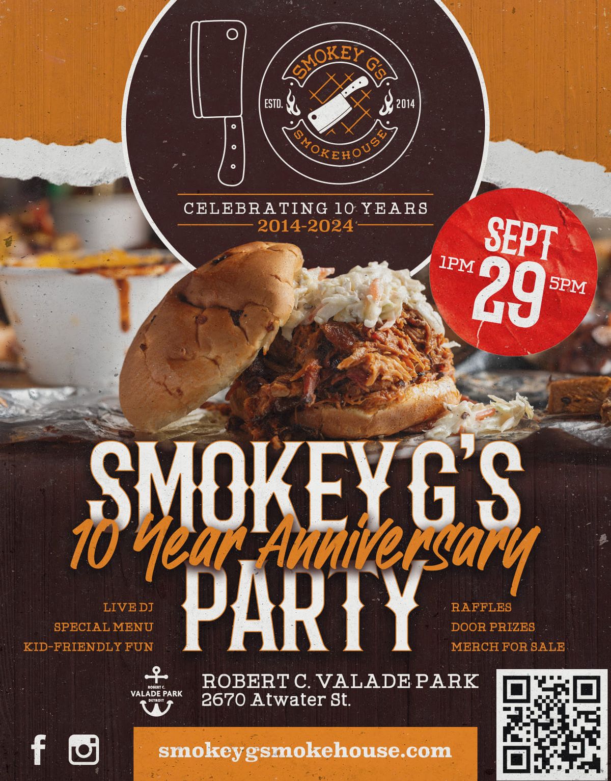 Smokey G's Smokehouse 10yr Anniversary Celebration 