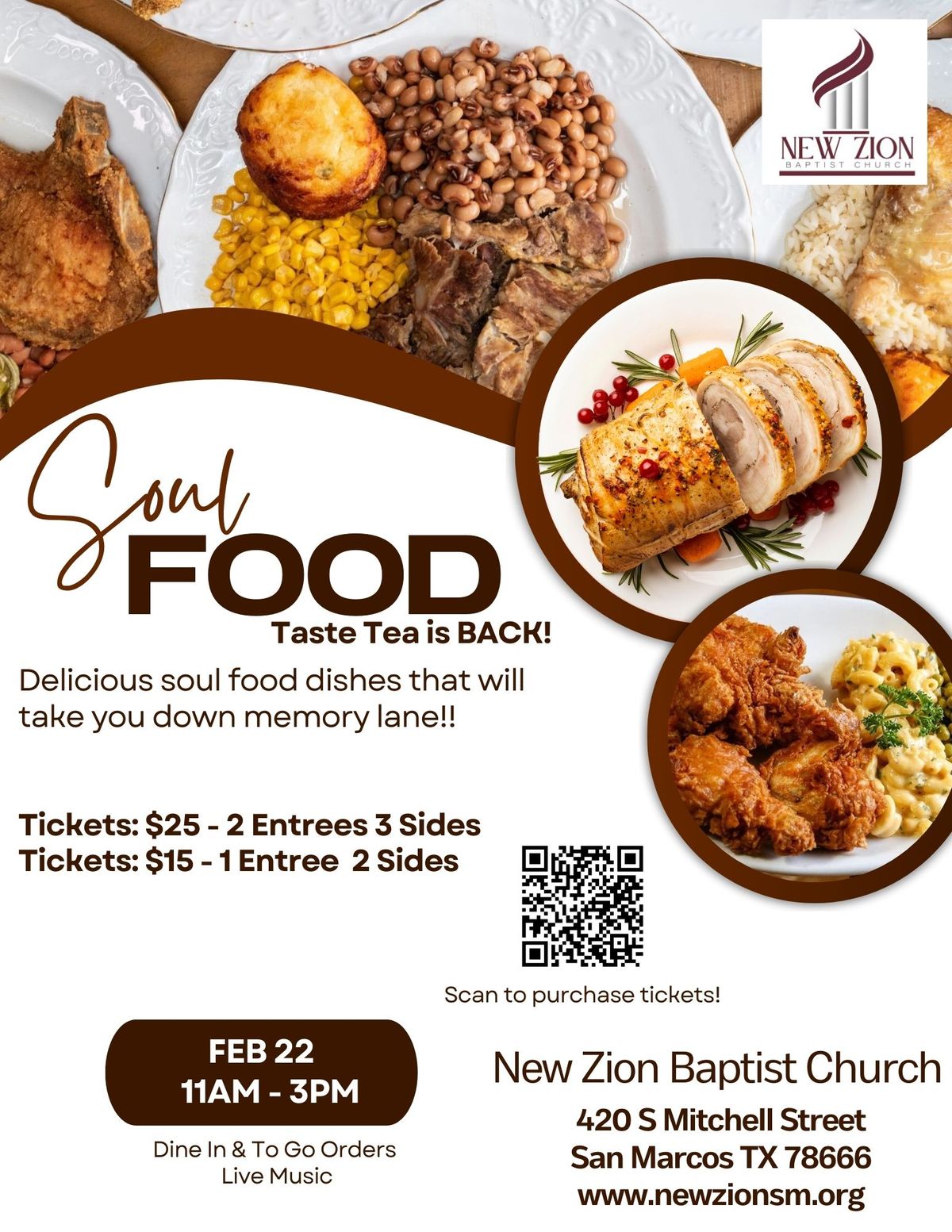 NEW ZION Soul FOOD Taste Tea is BACK!