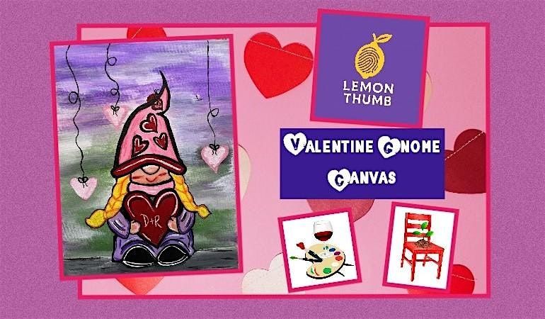 Valentine Gnome Canvas