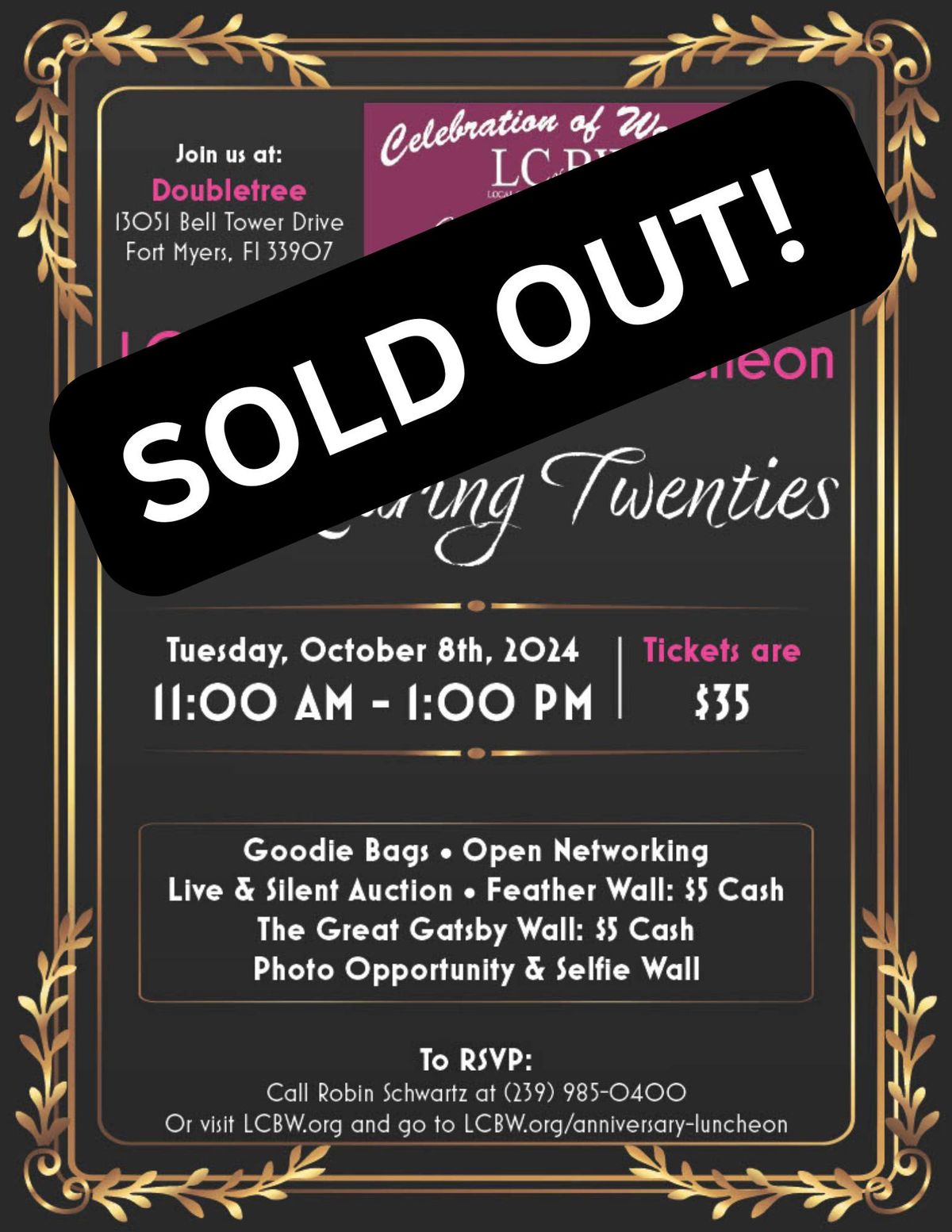 LCBW 20th Annual Luncheon - SOLD OUT! 