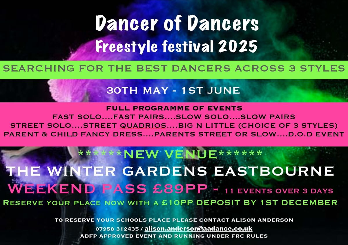 DANCER OF DANCERS FREESTYLE FESTIVAL 2025