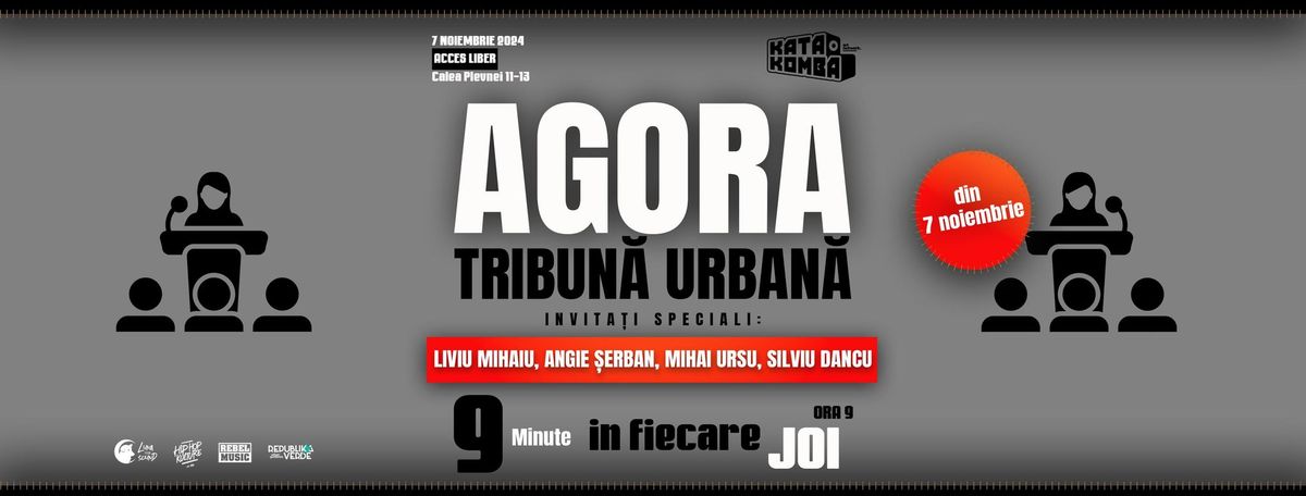 AGORA - Microfon Deschis la KATAKOMBA