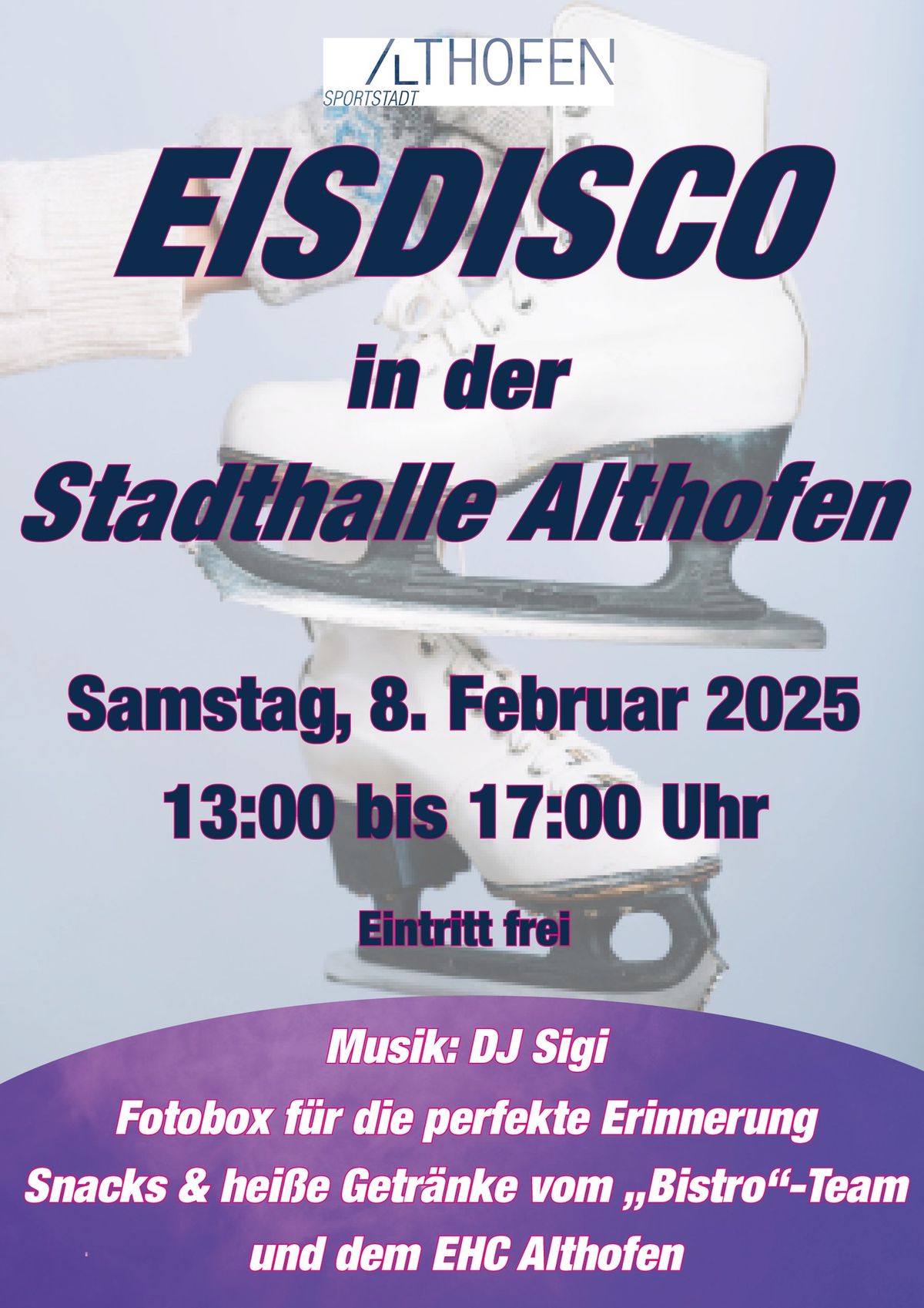 Eisdisco in der Stadthalle Althofen