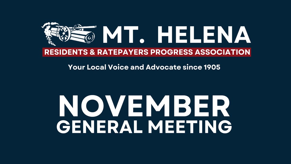 November General Meeting 