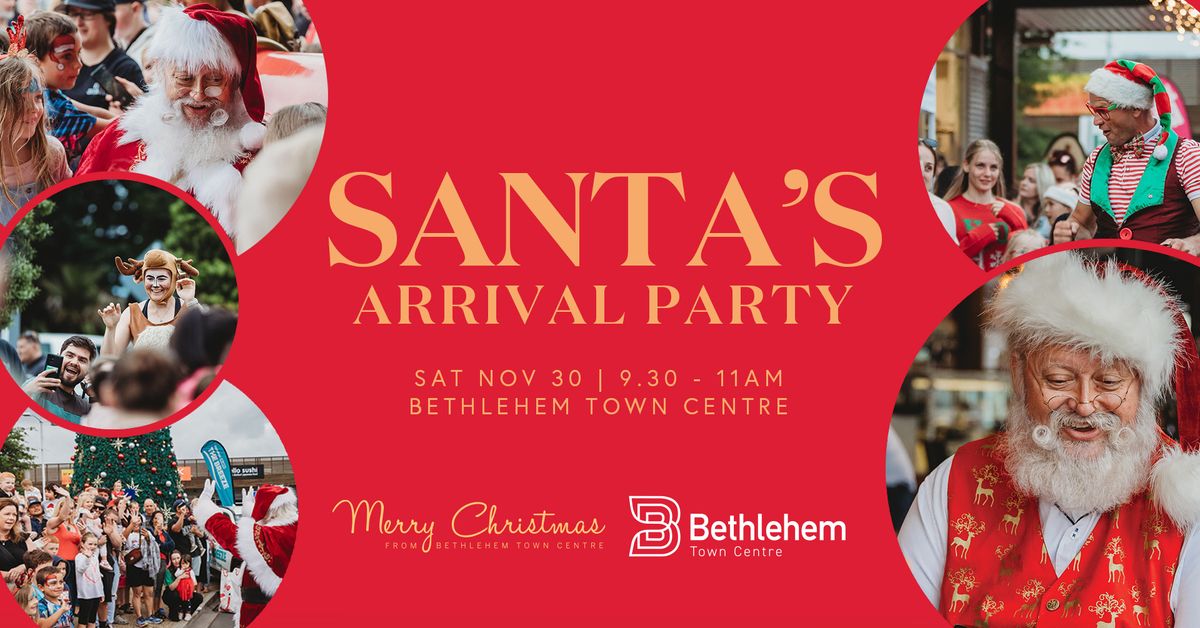 Santa's Arrival at Bethlehem Town Centre