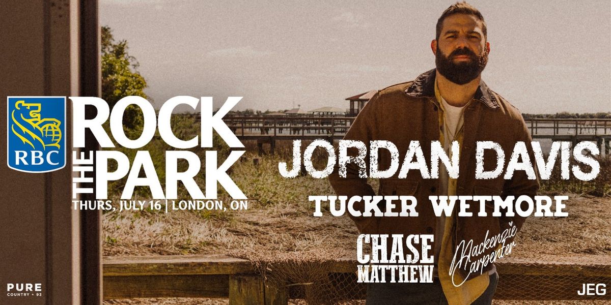 Rock The Park Music Festival  with Jordan Davis, Tucker Wetmore, Chase Matthew and more