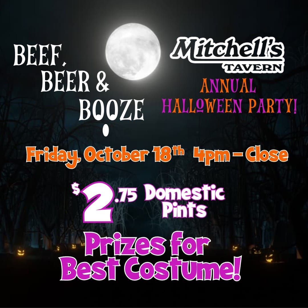 Annual Beef, Beer & Booze Halloween Party 