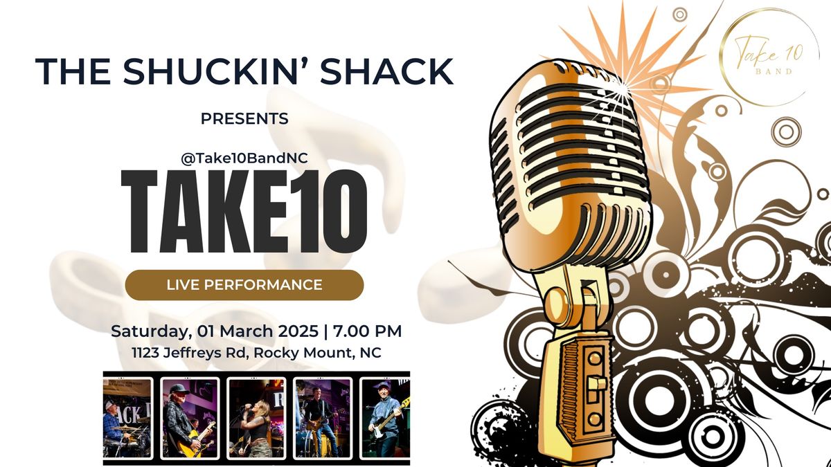 Take 10 Band at the Shuckin Shack, Rocky Mount