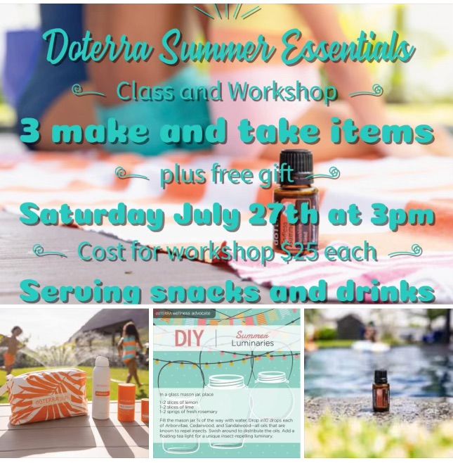 Doterra Summer Essentials class and workshop