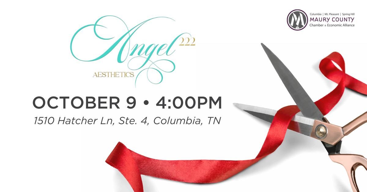 Ribbon Cutting for Angel 222 Aesthetics 