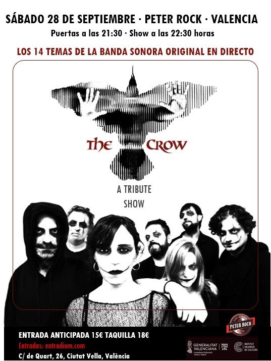 THE CROW a tribute SHOW en Valencia