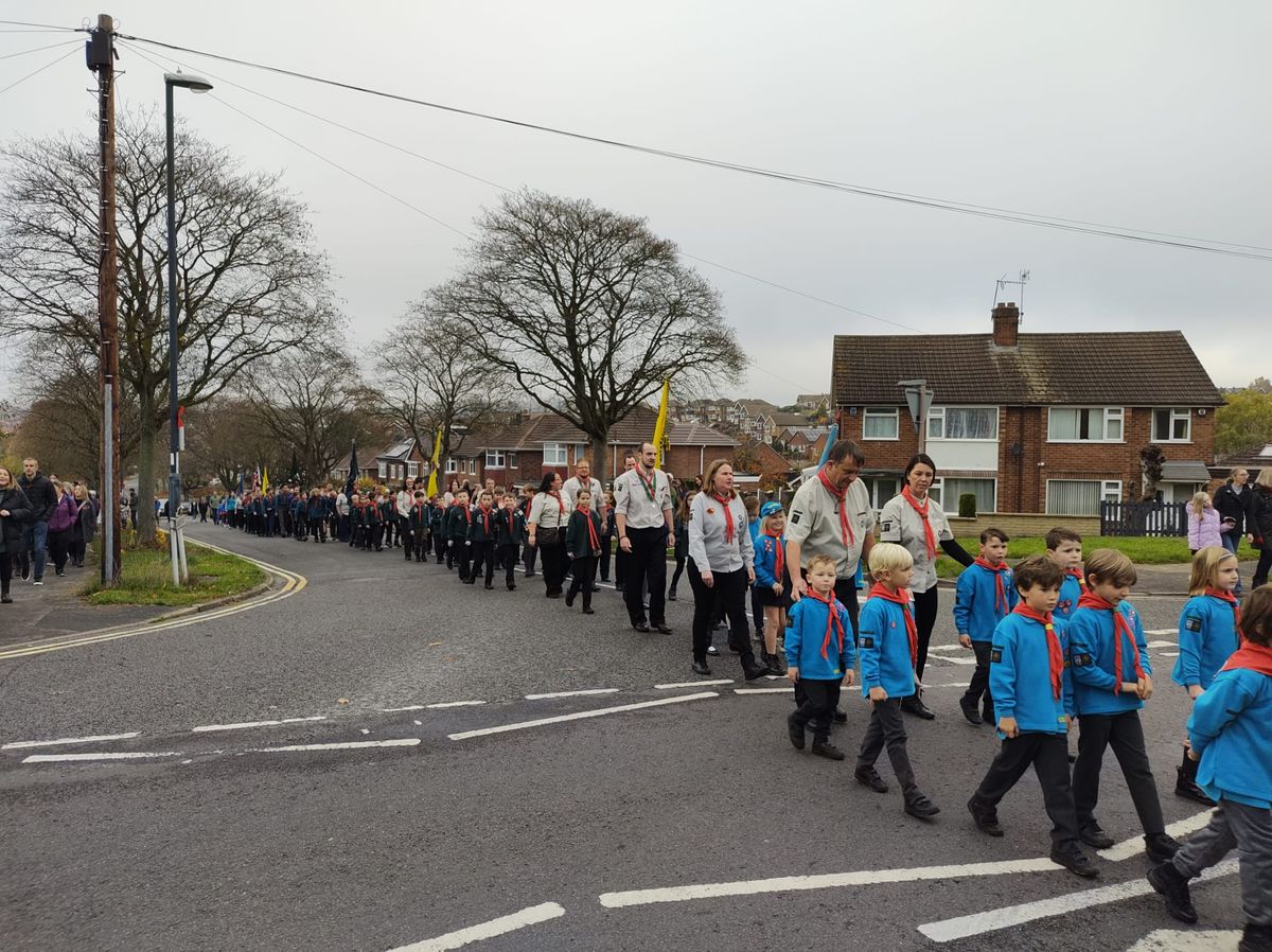 Allestree Poppy Parade and Remembrance Service