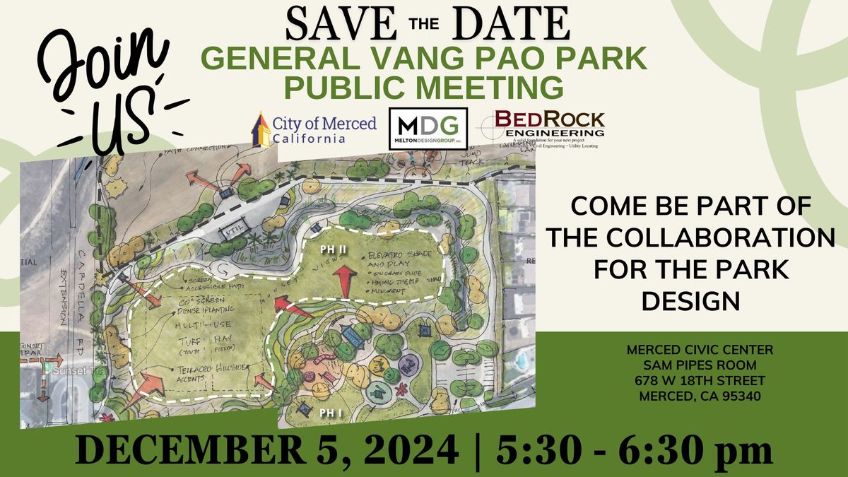 Community Meeting on Design of General Vang Pao Park