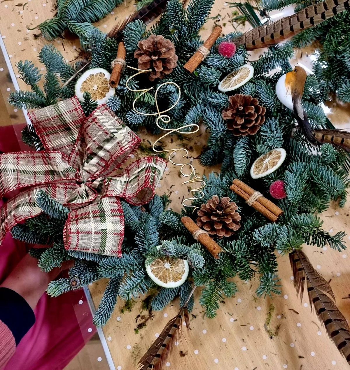 Luxury Christmas Wreath Workshop 