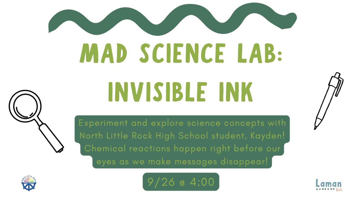 Mad Science Lab: Invisible Ink