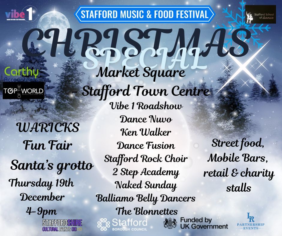 Stafford Music & Food Festival - Christmas Special 