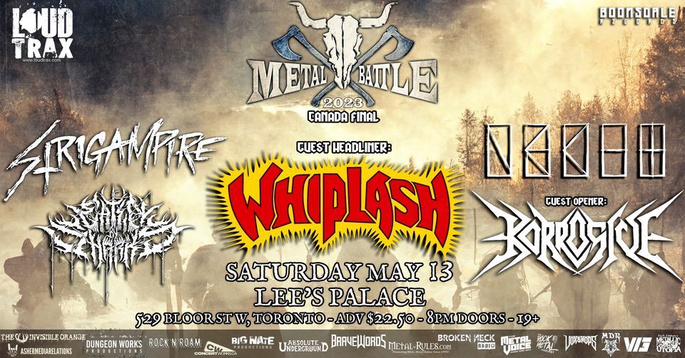 Whiplash, Korrosive, Eaten By Sharks, Necht, Strigampire (Wacken Metal Battle Finals)