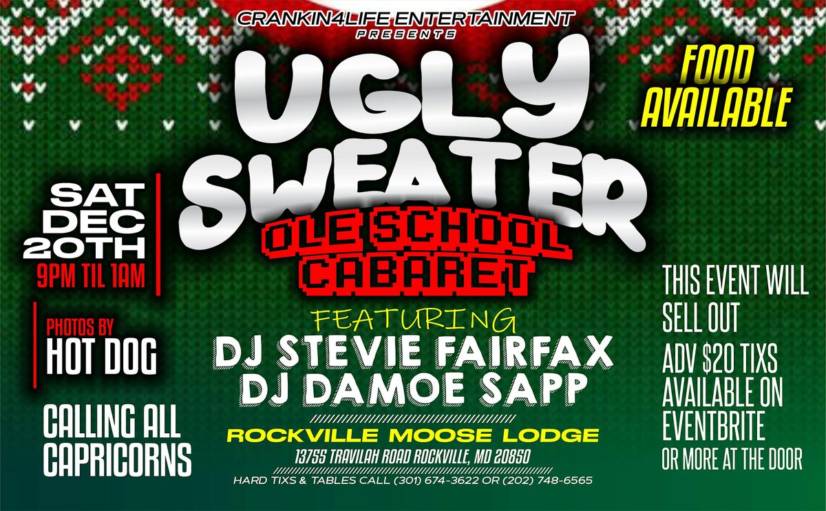 UGLY SWEATER OLE SCHOOL CABARET