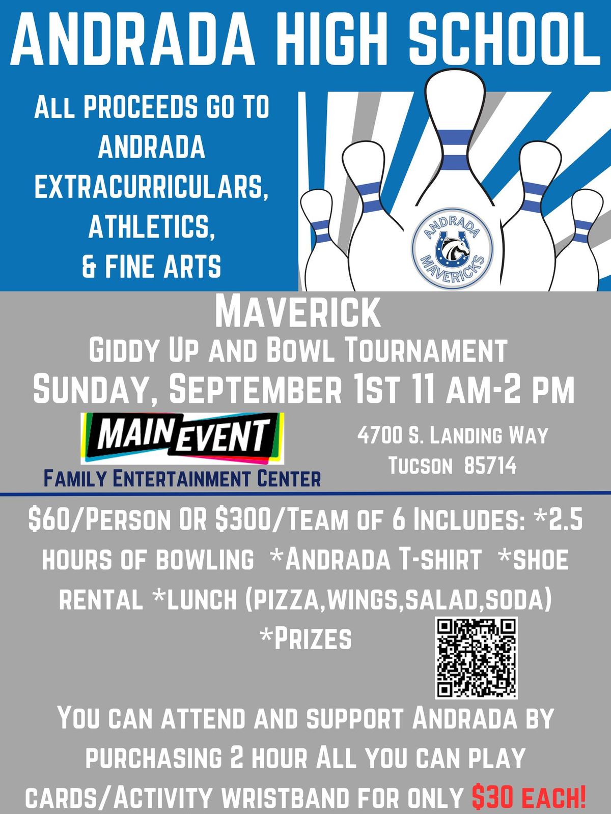 2nd Annual Maverick Giddy Up and Bowl Tournament