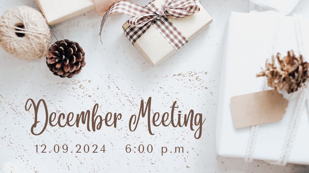 December Meeting