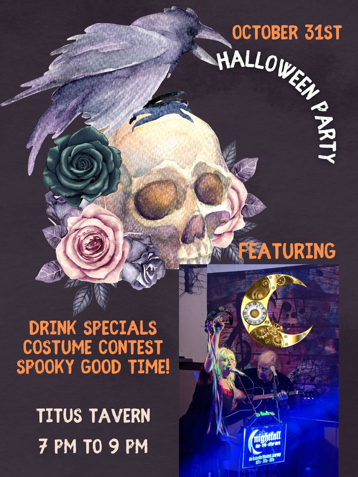 Nightfall Duo's Spooktacular at Titus Tavern!