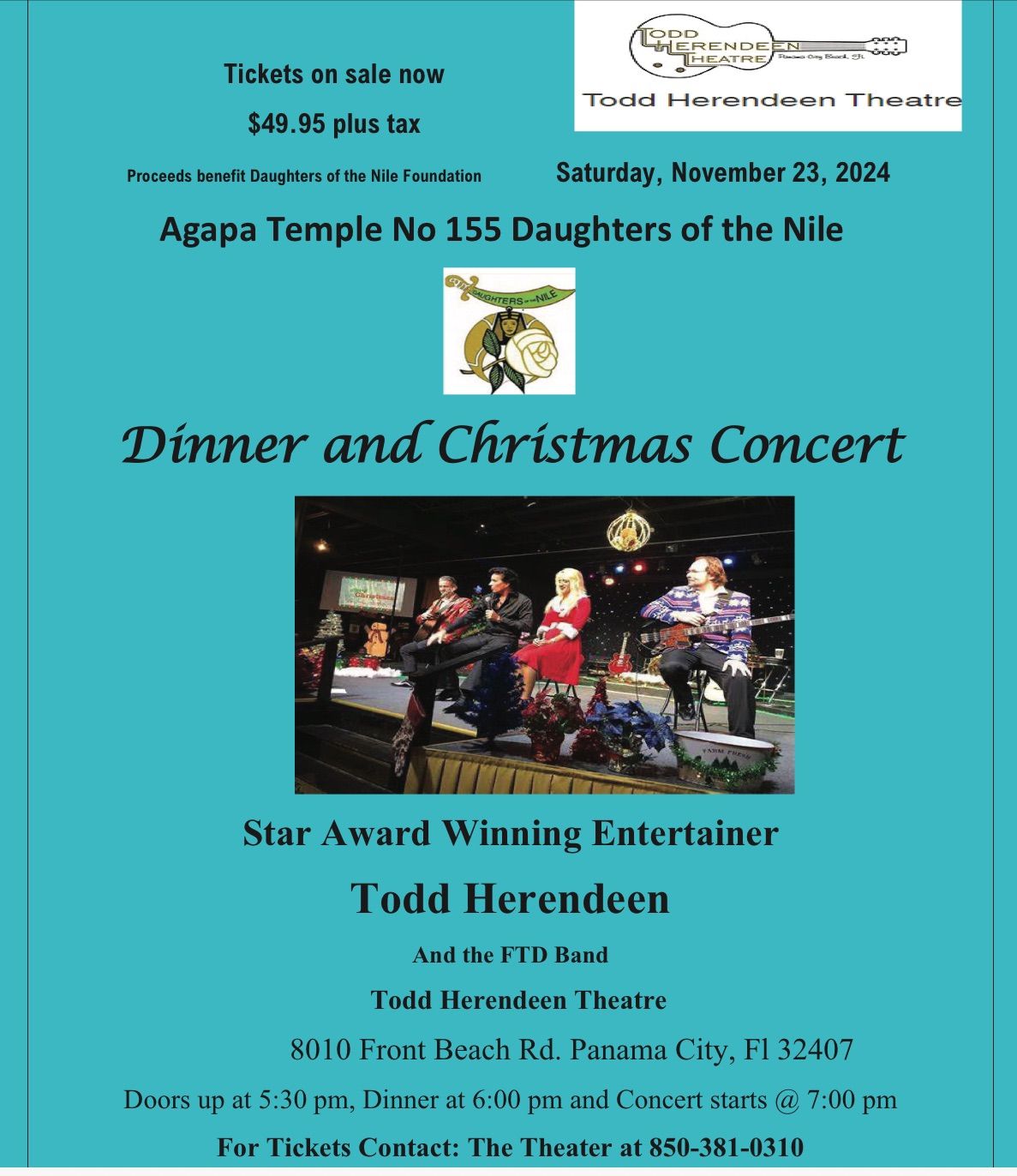 Todd Herendeen Christmas Concert & Dinner