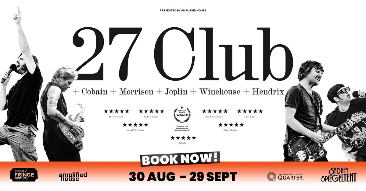 27 Club at Sydney Fringe 2024