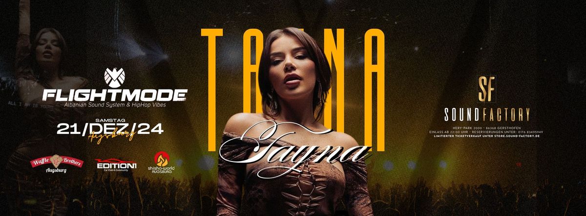 SA. 21.12.2024 \u2022 TAYNA \u2022 LIVE @ AUGSBURG | SOUND-FACTORY