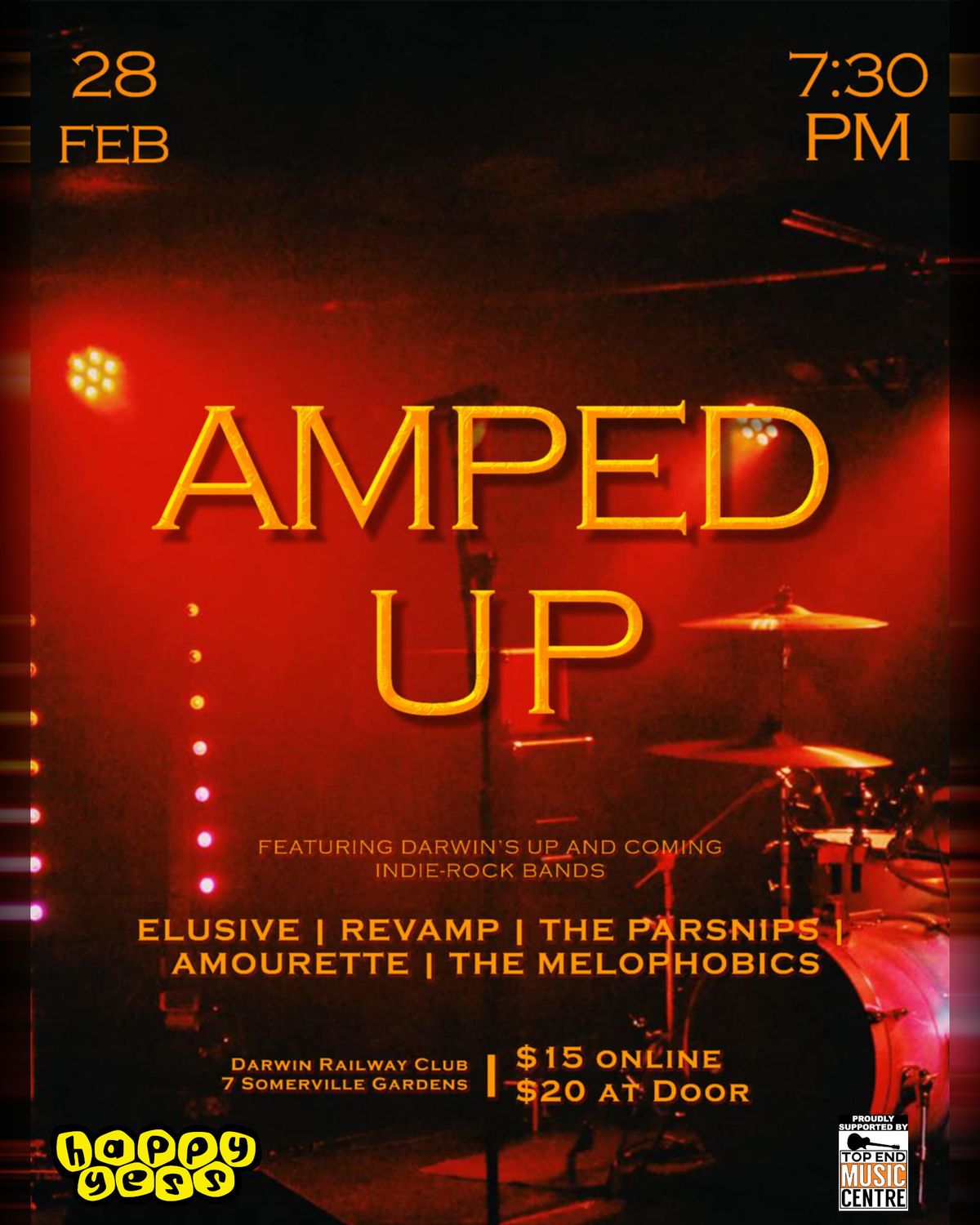 Amped Up: Elusive\/Revamp\/The Parsnips\/Amourette\/The Melophobics