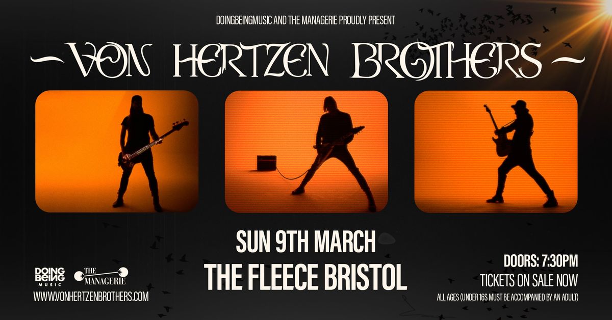 Von Hertzen Brothers at The Fleece, Bristol - Sun 9th Mar 2025